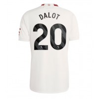 Dres Manchester United Diogo Dalot #20 Tretina 2023-24 Krátky Rukáv